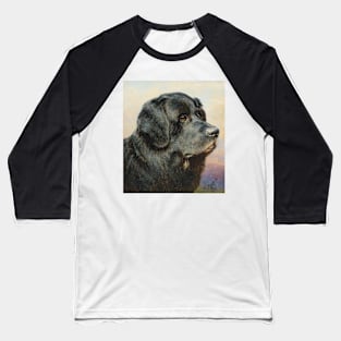 A Newfoundland Dog by Carl Reichert Baseball T-Shirt